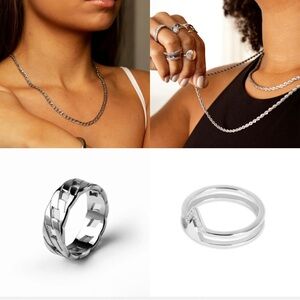 Silver 4 piece Nevaeh bundle (jewelry box included)